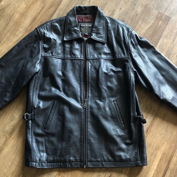 Black Leather Jacket w/ Thinsulate Lining - Picture 2 of 8